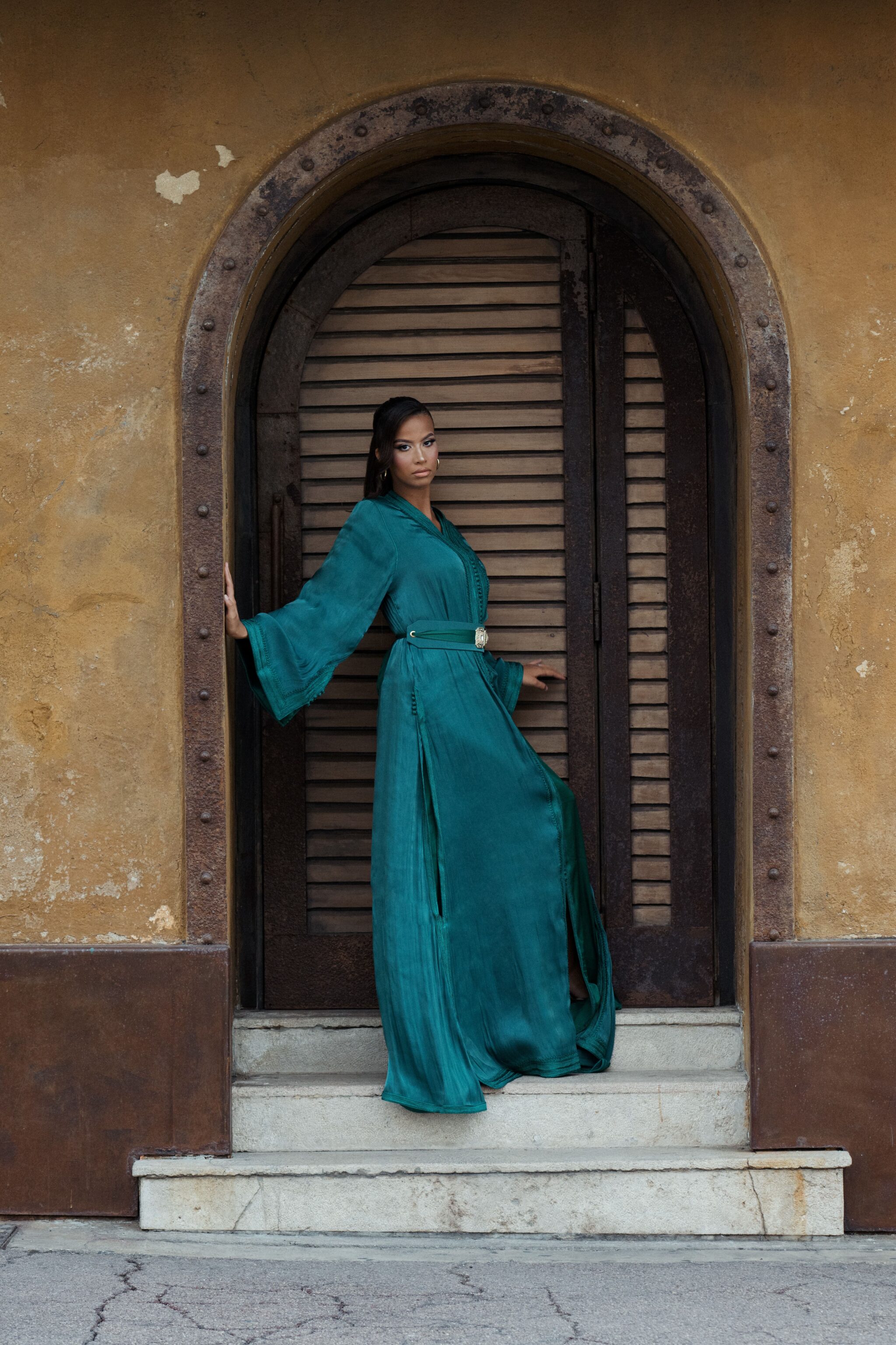 TAKCHITA ORGANZA – VERT ROYAL