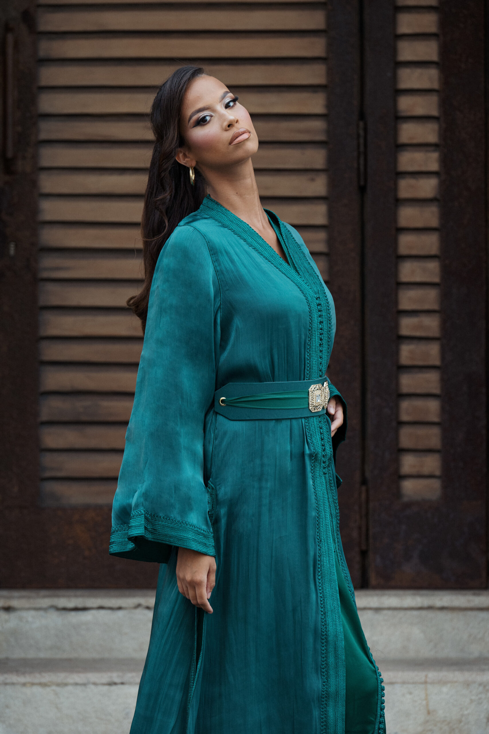 TAKCHITA ORGANZA – VERT ROYAL