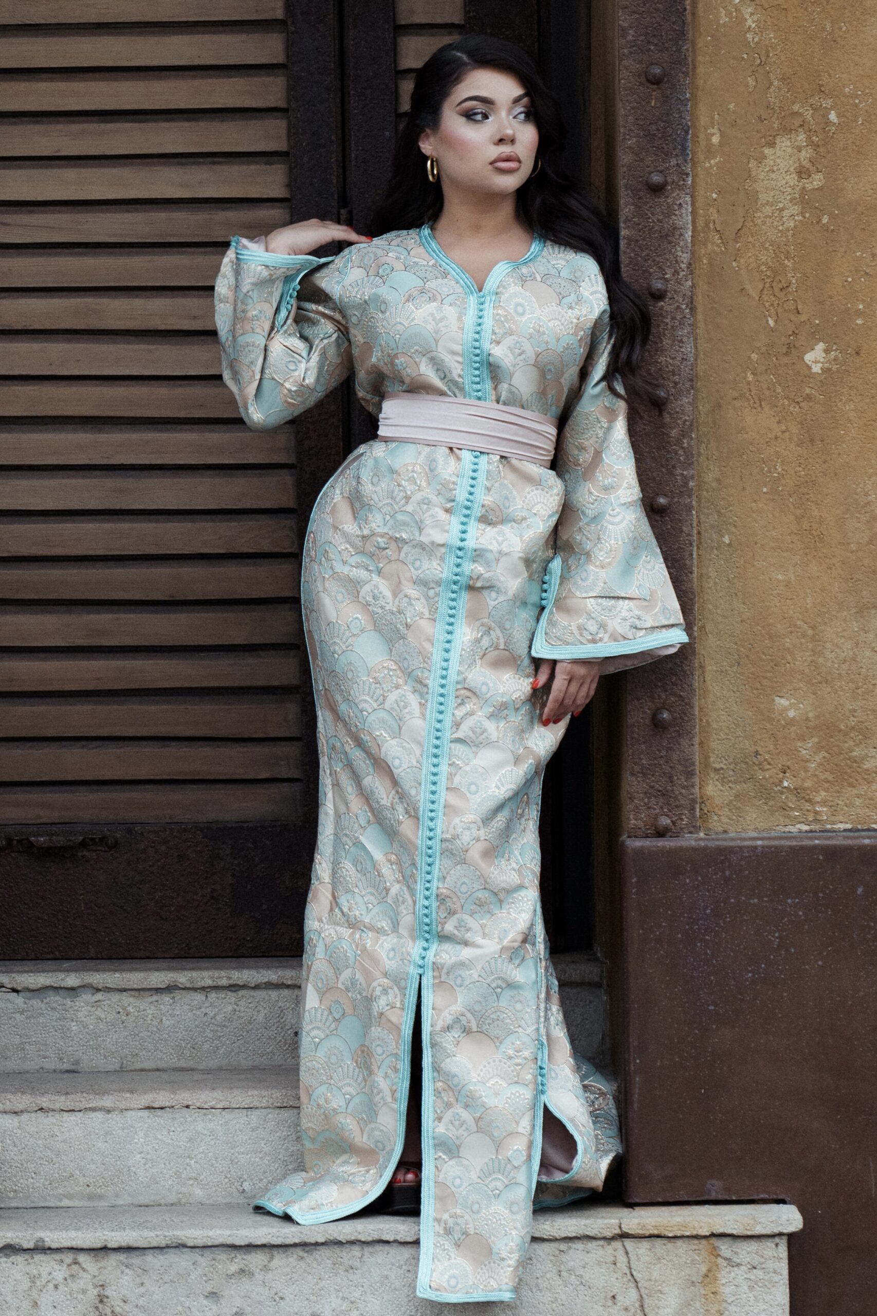 CAFTAN BROCARD - PASTEL – Image 3