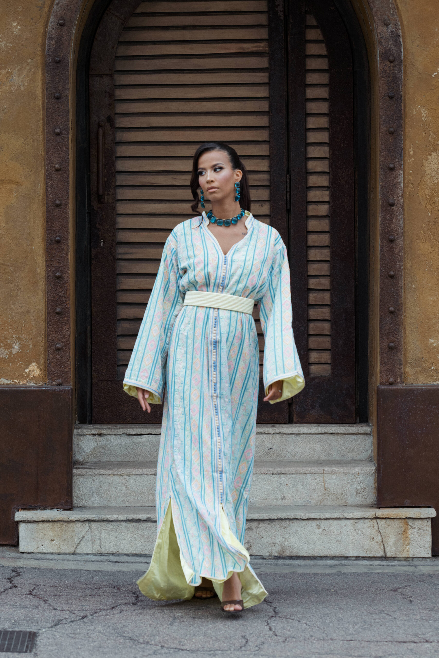 CAFTAN SAREE LUXE - PASTEL – Image 3