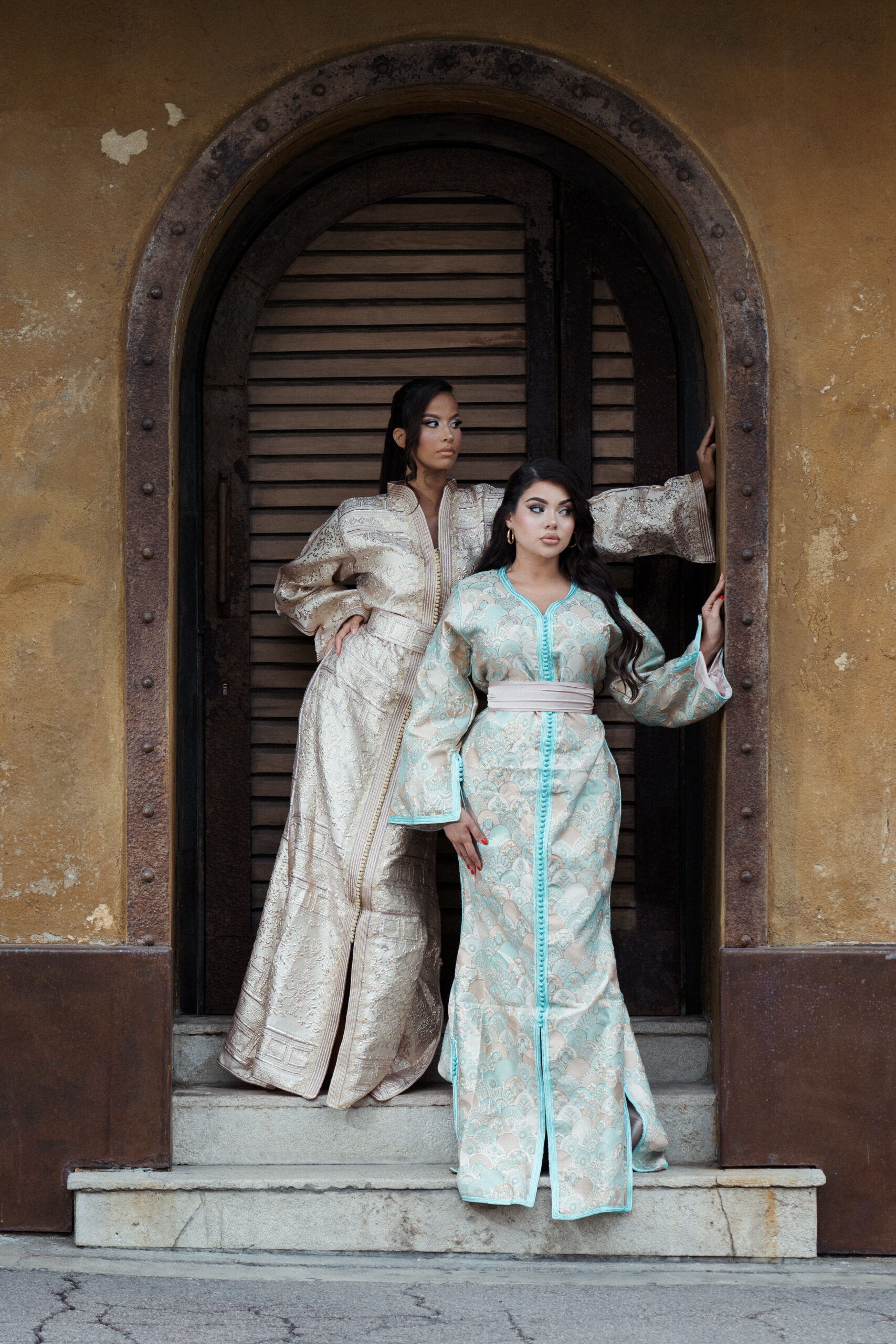 CAFTAN BROCARD – PASTEL